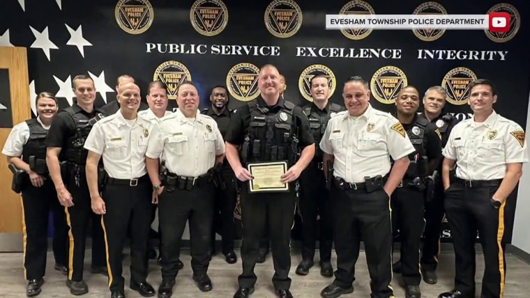 New Jersey police officer saves couple from apartment fire