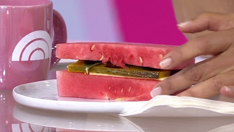 Hoda and Jenna try the viral watermelon pickle sandwich