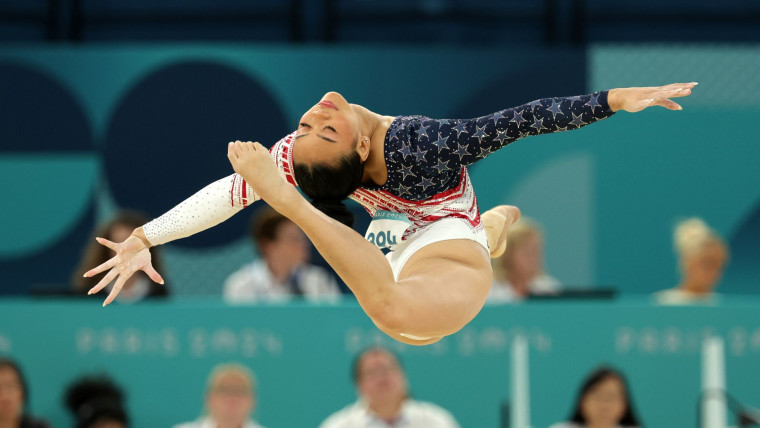 Two minutes of gorgeous slow-motion from women's team final