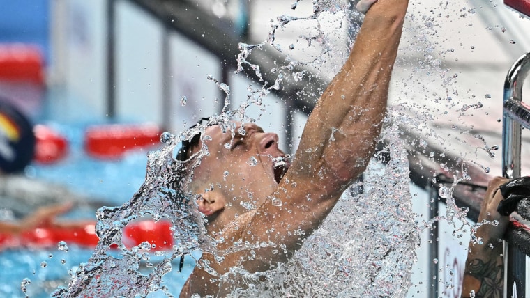 Team USA captures thrilling gold in men's 4x100m free relay