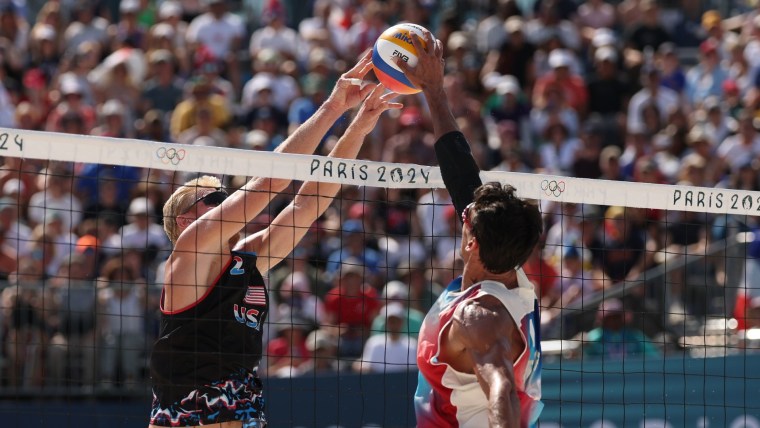 Chase Budinger and Miles Evans cruise in Olympic opener