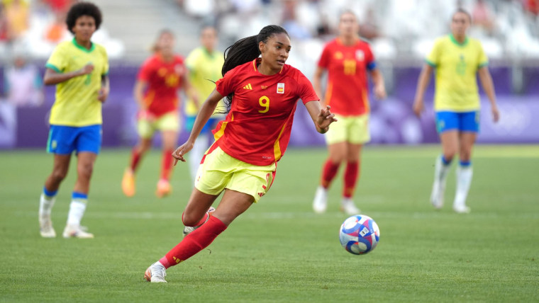 Spain remains perfect at Olympics with 2-0 win over Brazil