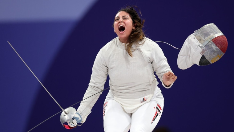 Egypt's Nada Hafez bests U.S. in women's individual sabre