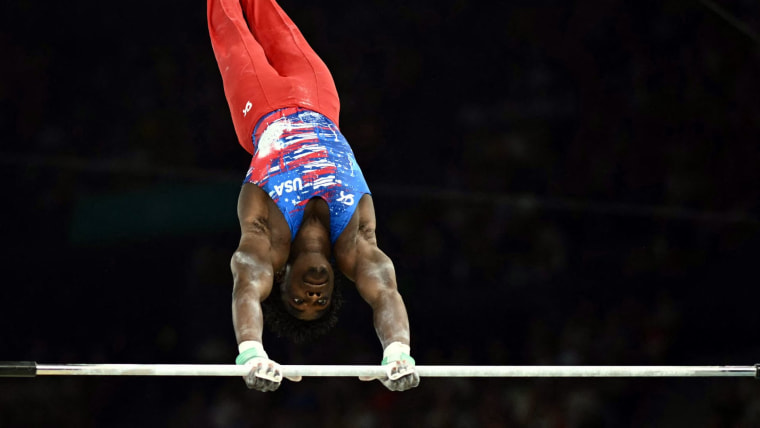 Richard rocks high bar on opening day in Paris