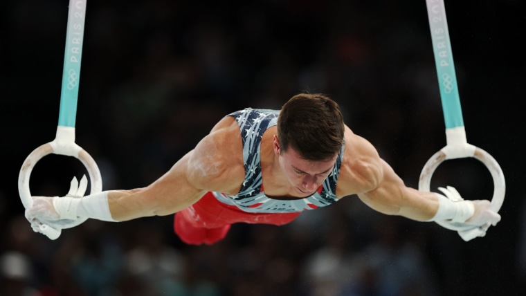 Brody Malone leaves it all on the line in men's team final