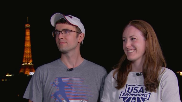 Olympic swimming superfans talk their experience and watching Katie Ledecky