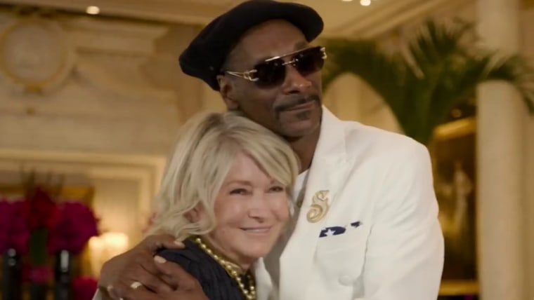 Snoop Dogg tries new food with Martha Stewart while fine dining in Paris