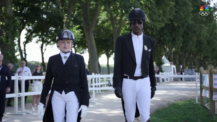 Dance with Martha Stewart and Snoop Dogg as they watch dressage