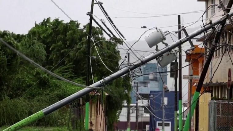 Energy out for hundreds after Typhoon Ernesto hits Puerto Rico