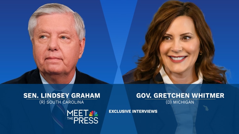 Aug. 18 — Gov. Gretchen Whitmer and Sen. Lindsey Graham