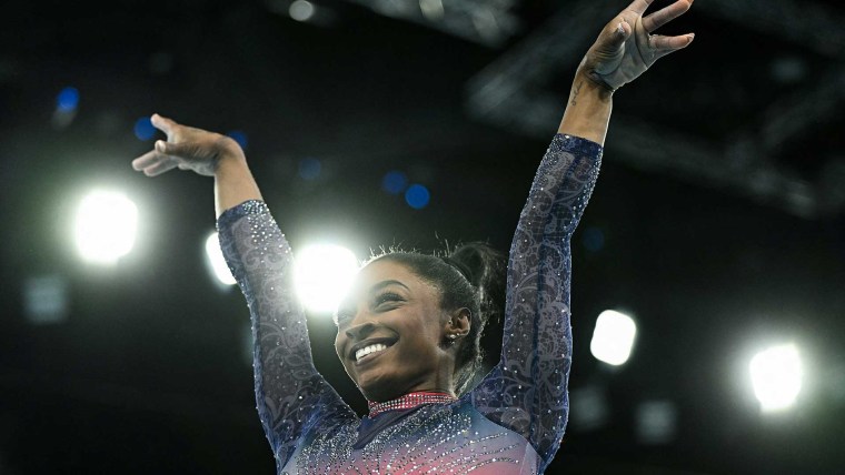 Biles closes out 2024 Paris Olympics with floor silver