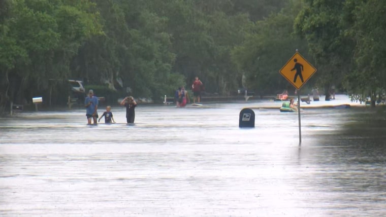 Sarasota roadways underwater after Hurricane Debby rainfall in Florida