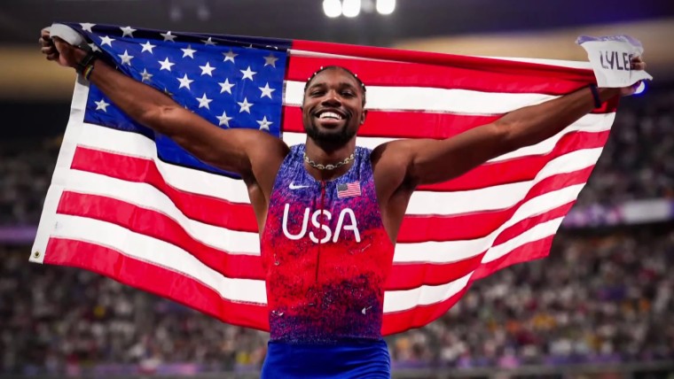 Team USA celebrates victories in track, swimming and cycling today