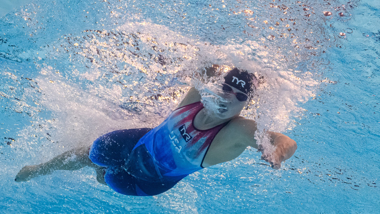 Katie Ledecky wins 1,500-meter freestyle and 8th gold medal