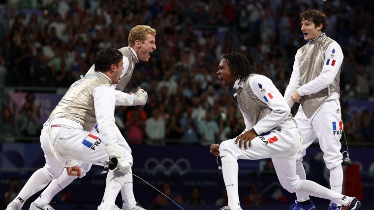France conquers USA for bronze medal in men's team foil