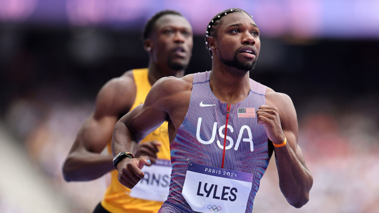 Noah Lyles makes his Paris Olympic debut
