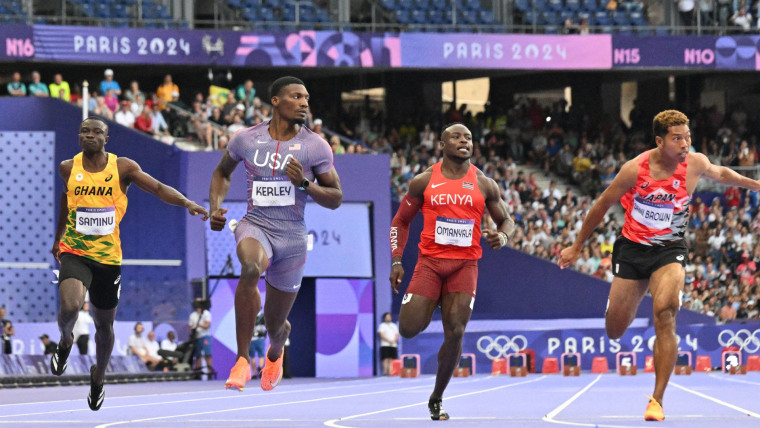 Fred Kerley storms into 100m final