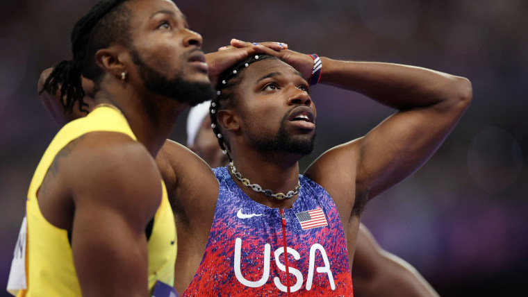 Noah Lyles wins Olympic 100m gold in epic photo finish