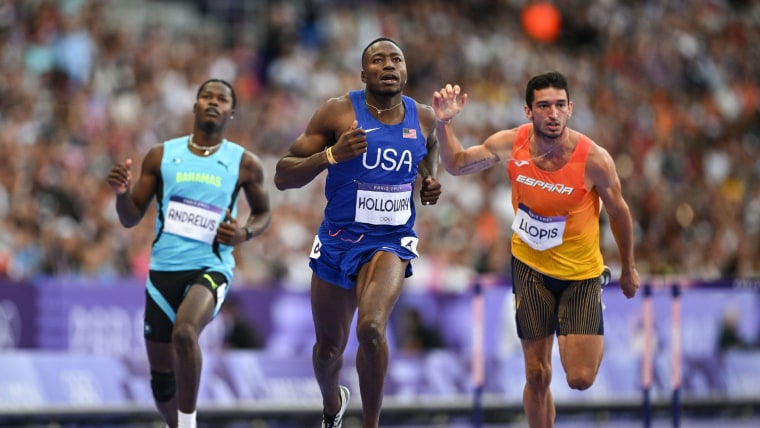 Grant Holloway erupts for 12.98s semi, Olympic final next