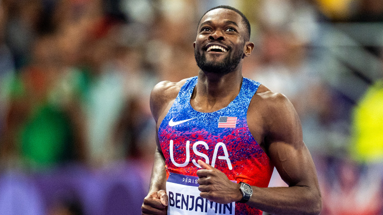 Benjamin 'grateful to be Olympic champ' with 400mH win