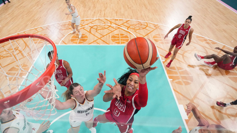 Full A'ja Wilson highlights from U.S. win over Germany