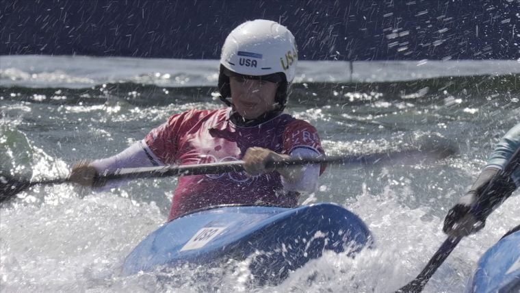 Evy Leibfarth's Olympics ends in kayak cross quarterfinal