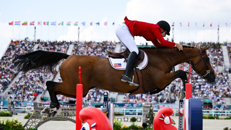 United States wins silver in equestrian team jumping final