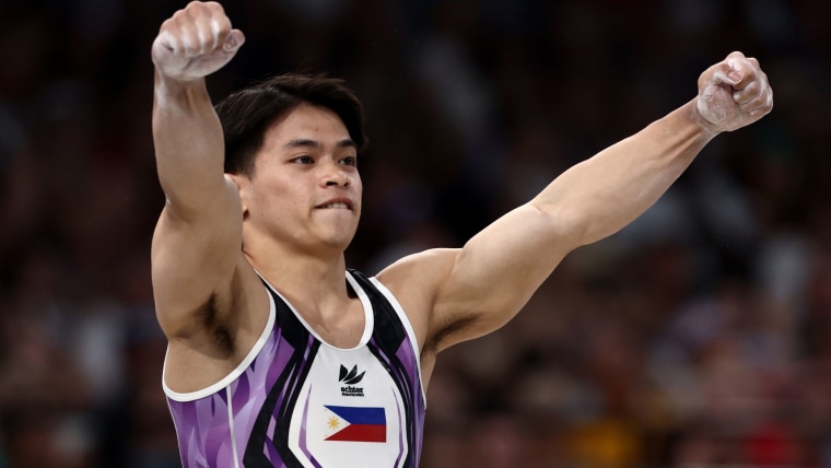 Carlos Yulo golden again after epic vault performance