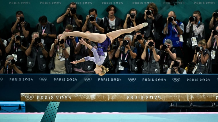 Italy's Alice D'Amato delivers individual gold on beam