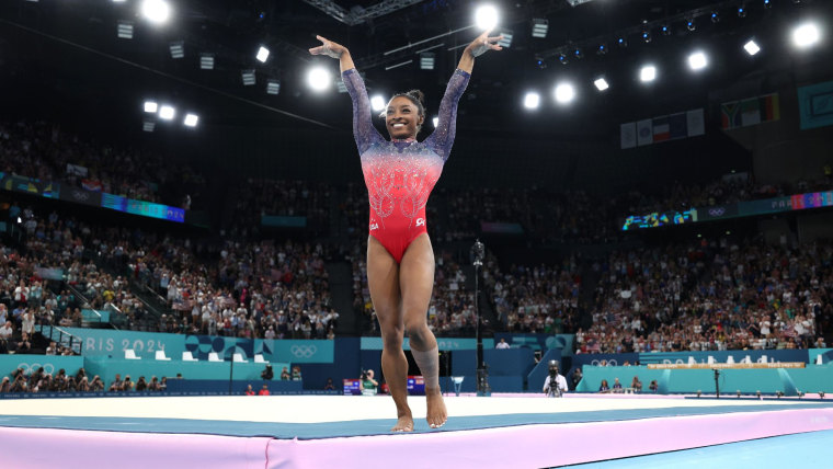 Simone Biles ends Paris Olympics with silver on floor