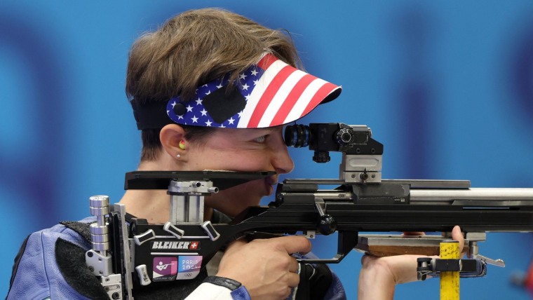 Maddalena wins first Olympic medal in 50m 3 positions