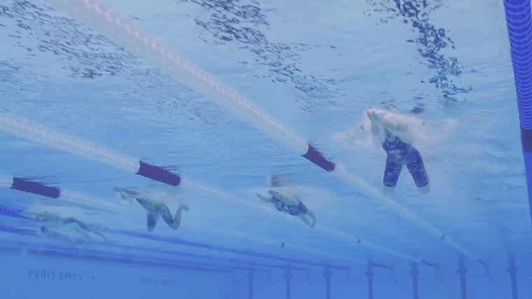 An underwater look at Team USA's historic medley relay swim