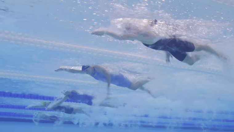 An underwater look at Sarah Sjostrom 50M free win
