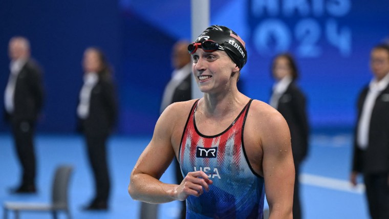 Katie Ledecky wins historic 9th gold, four-peat in 800m free