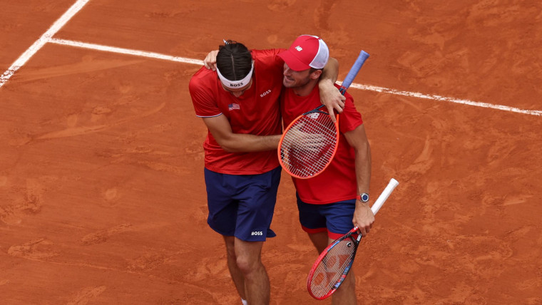 Americans Tommy Paul and Taylor Fritz win bronze in doubles