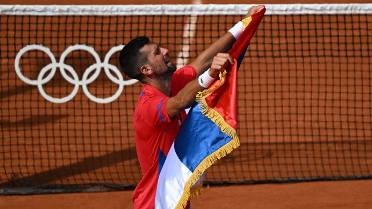 Highlights from Novak Djokovic's gold medal match in Paris