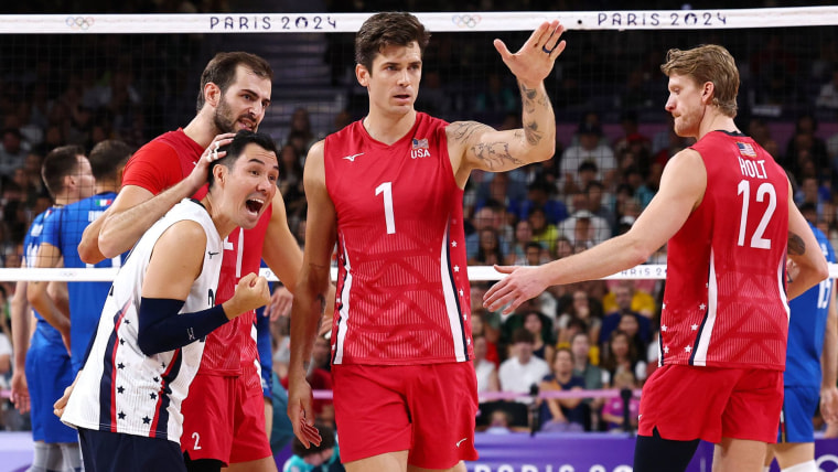 Team USA scores historic sixth medal in men's volleyball