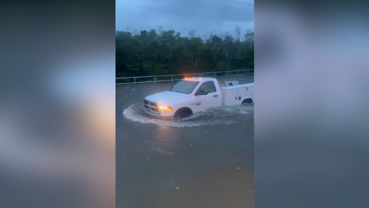 Videos show heavy wind and rain as Florida braces for Hurricane Helene