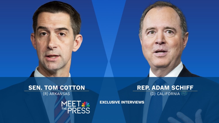 October 6 — Sen. Tom Cotton and Rep. Adam Schiff