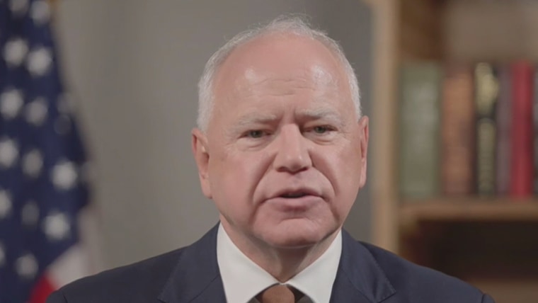 Walz: Biden's 'garbage' comments were 'about rhetoric' from Trump rally