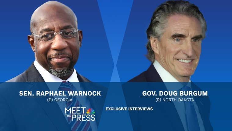 Nov. 3 — Final NBC News 2024 poll, Sen. Raphael Warnock, Gov. Doug Burgum