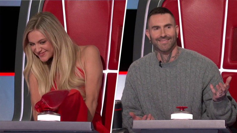 Kelsea Ballerini taunts Adam Levine with voice of Blake Shelton