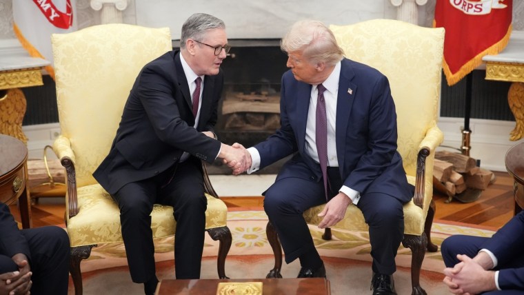Trump Meets British Prime Minister As Peace Talks Over Ukraine Kick Off Trump Meets British Prime Minister As Peace Talks Over Ukraine Kick Off