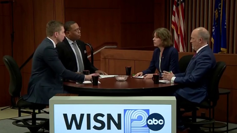 Wisconsin Supreme Court candidates face off in tense debate