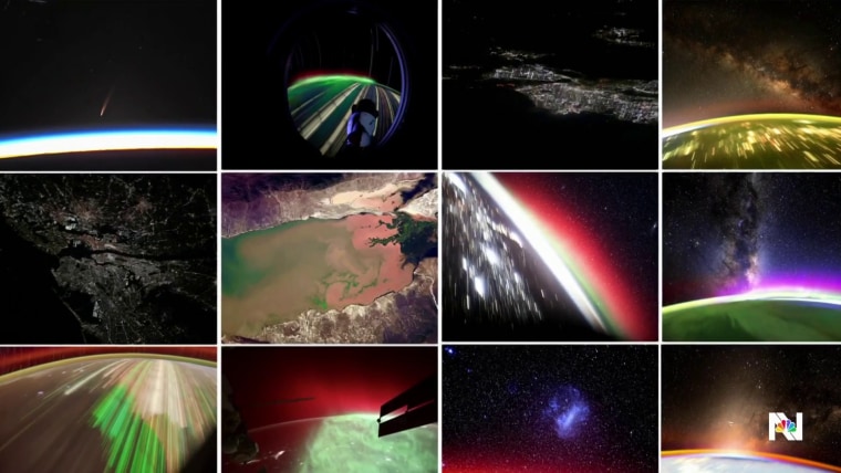 Astronaut shares stunning images from space