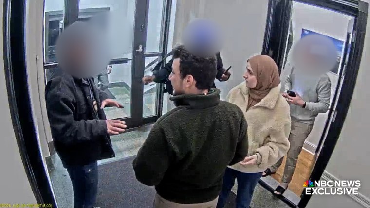 NBC News Exclusive Full video of Mahmoud Khalil’s arrest