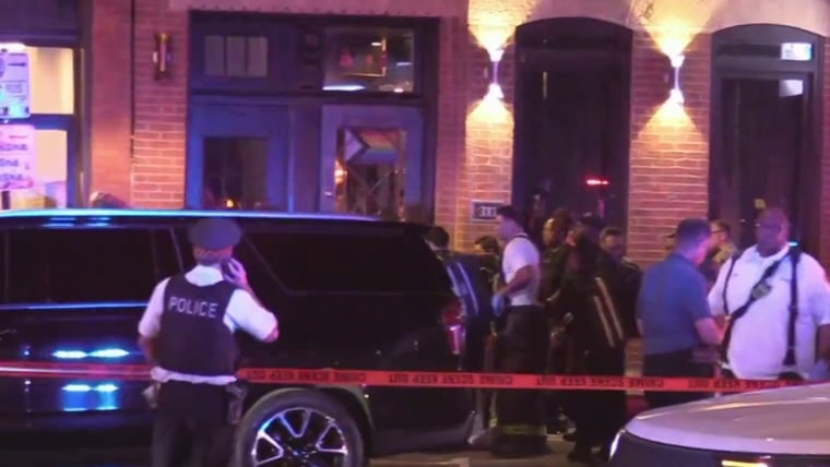 Four killed and 14 wounded in Chicago drive-by mass shooting