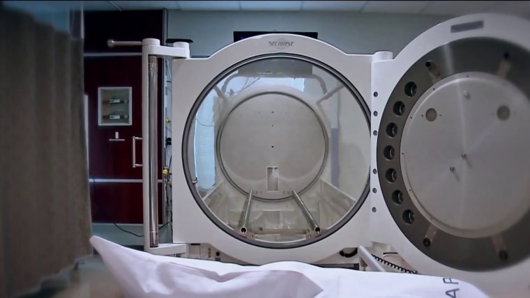 Arizona man is killed while inside a hyperbaric chamber that caught fire