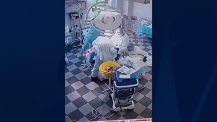 Surgeons in Russia secure patient during powerful earthquake