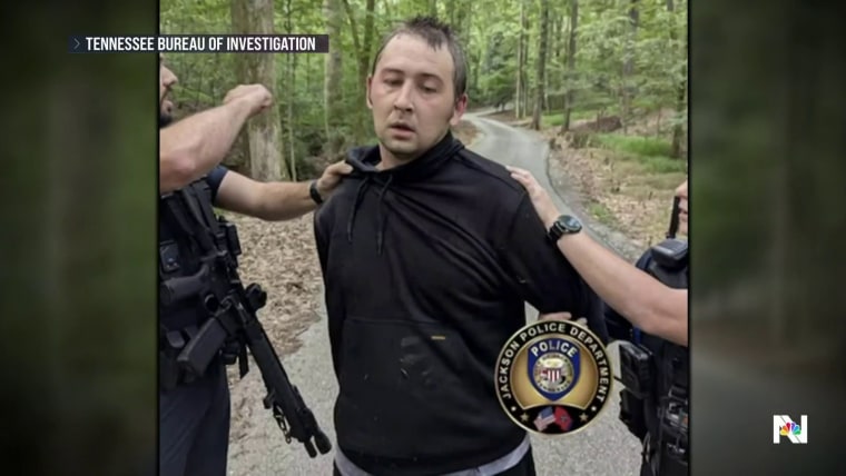 Tennessee suspected killer in custody after manhunt
